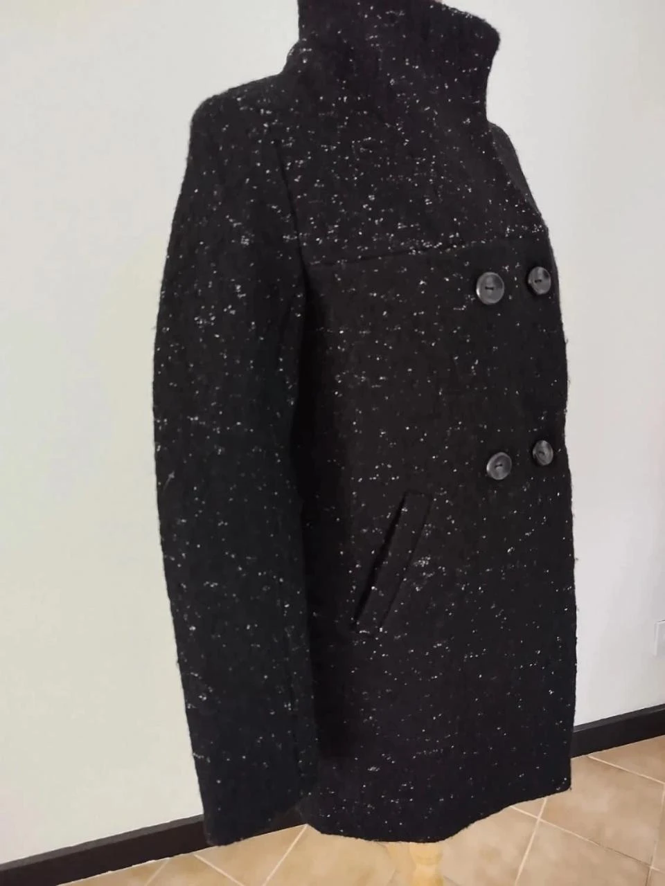 💎Manteau corto / Duffle coat NUEVO con lana ONLY Mujer Talla M / 38 – photo 6